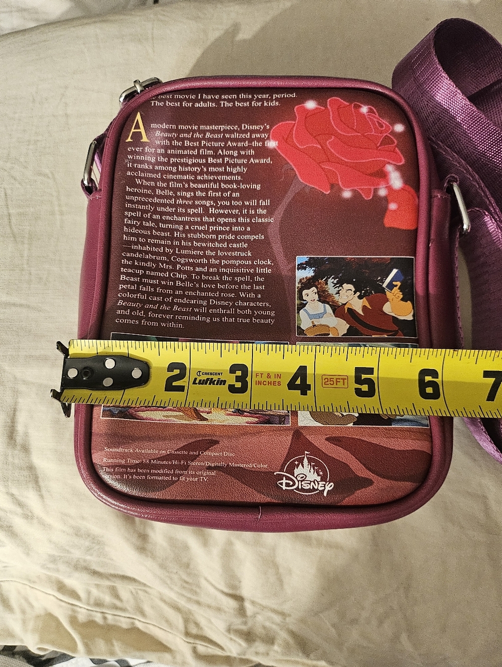 Disney Beauty and the Beast Crossbody Bag - Picture 8 of 11